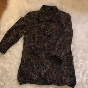 Ellen Tracy. Paisley oversized blazer!